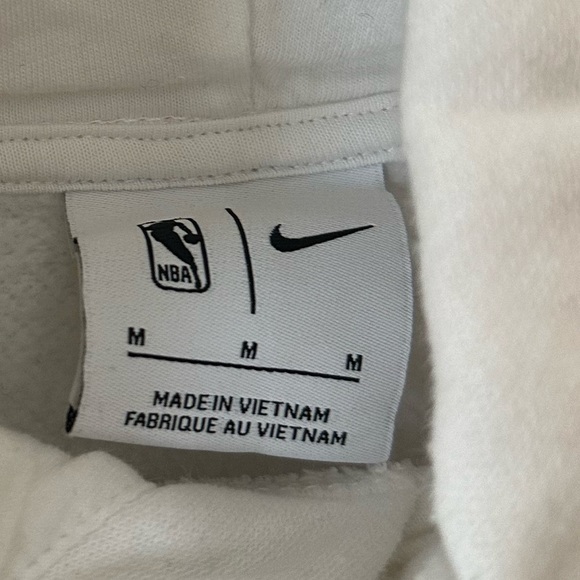 Authentic NBA Nike Philadelphia 76ers Men’s White Hoodie City Edition - Picture 7 of 10